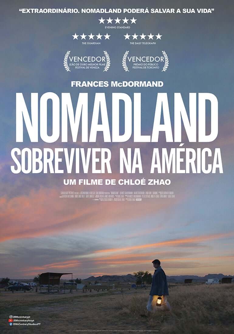poster de filme Nomadland de Chloé Zhao