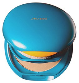 base protetora em pó de textura sedosa e leve shiseido
